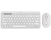 Pebble2 Wireless Combo US tastatura + miš bela 