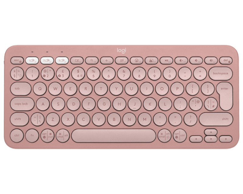 K380s Bluetooth Pebble Keys 2 US roze tastatura 