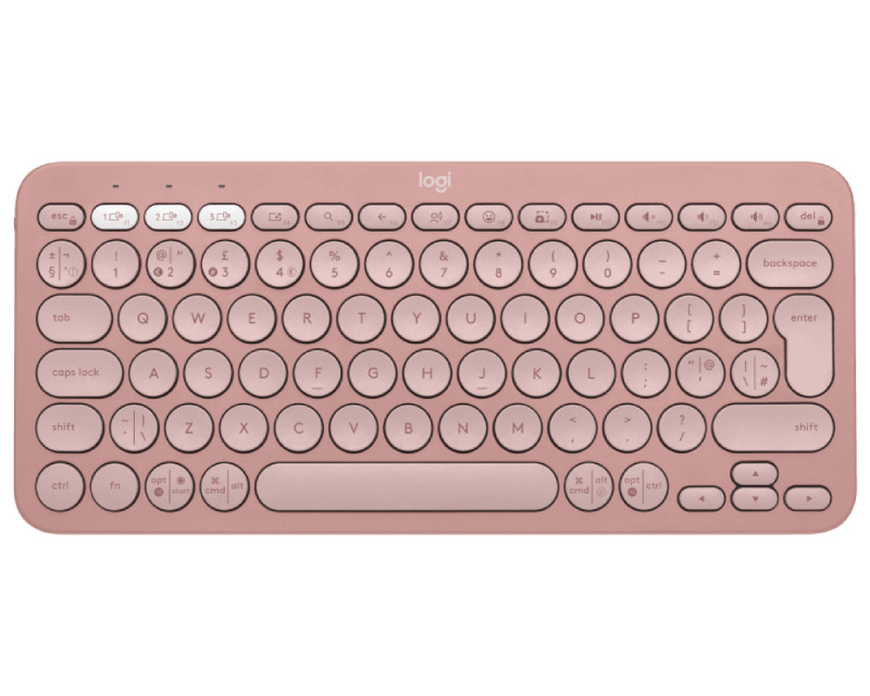 K380s Bluetooth Pebble Keys 2 US roze tastatura