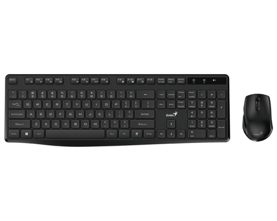 GENIUS  KM-8206S Wireless USB US wireless crna tastatura 