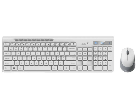 GENIUS  SlimStar 8230 Wireless USB YU bela tastatura+ miš 