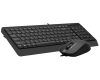 F1512S FSTYLER USB YU crna tastatura + USB crni miš