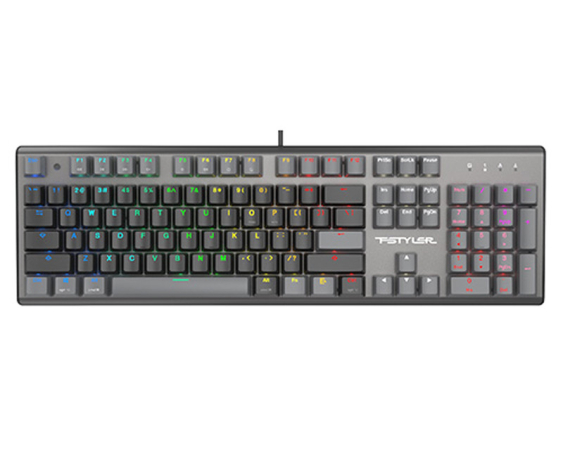 A4 TECH  FS100 FSTYLER USB Neon Backlit US crna tastatura 