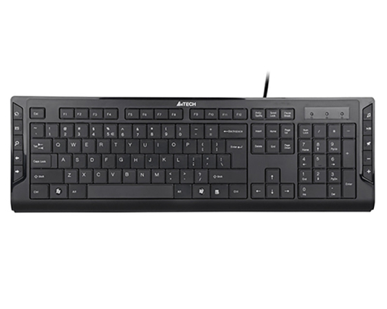 A4 TECH  KD-600 X-SLIM USB US crna tastatura 