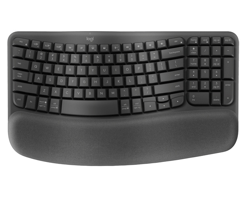 Wave keys wireless US tastatura Graphite OEM