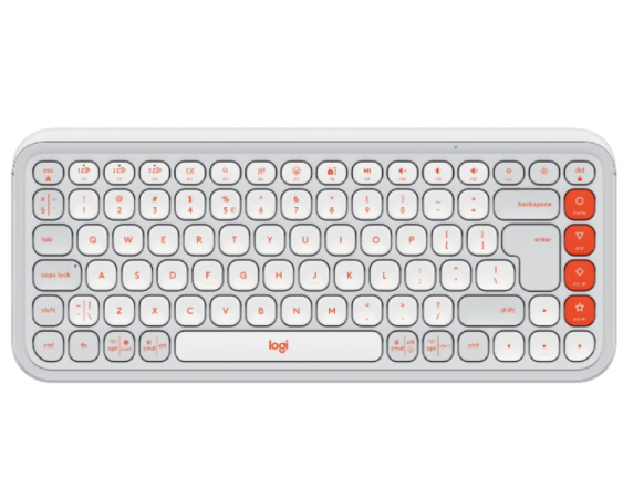 LOGITECH  POP Icon Keys US tastatura bela 