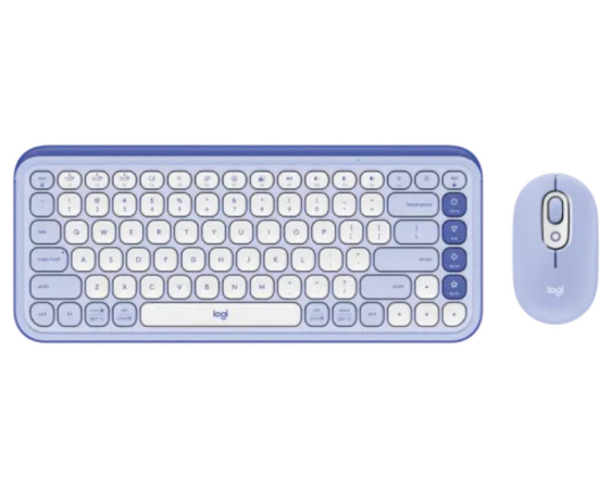 LOGITECH  POP Icon Combo US tastatura ljubicasta 