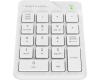 FGK21C FSTYLER 2.4G Wireless Numeric Keypad USB Type-C bela tastatura