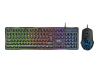 Scorpion KM-GX3 Gaming RGB USB US crna tastatura + miš