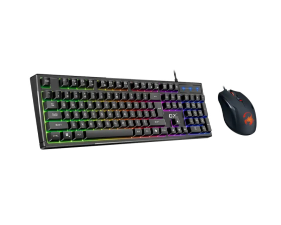 GENIUS  Scorpion KM-GX6 Gaming RGB USB US crna tastatura +  miš 
