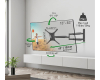 BM443XL LCD TV zglobni zidni nosač od 13 do 83 inča