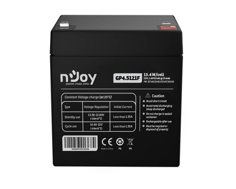 GP4.5121F baterija za UPS 12V 4.5Ah (BTVACDUEATD1FCW01B)