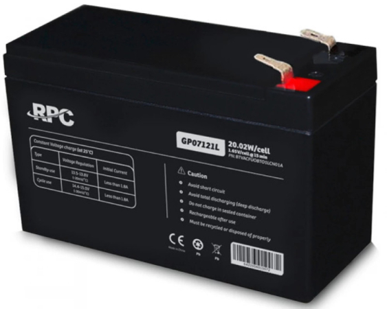NJOY  GP07121L baterija za UPS 12V 20.02W (BTVACFUOBTA1LCW01A) 