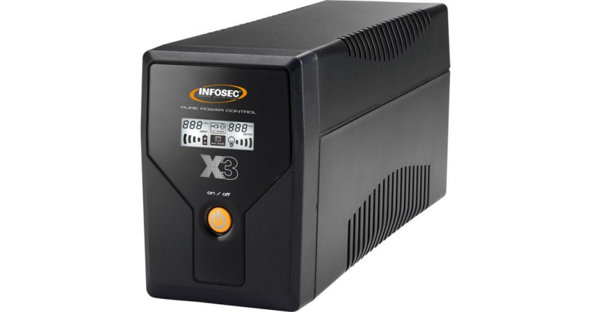 INFOSEC COMMUNICATION  X3 EX 1000 LCD USB FR/SCHUKO 