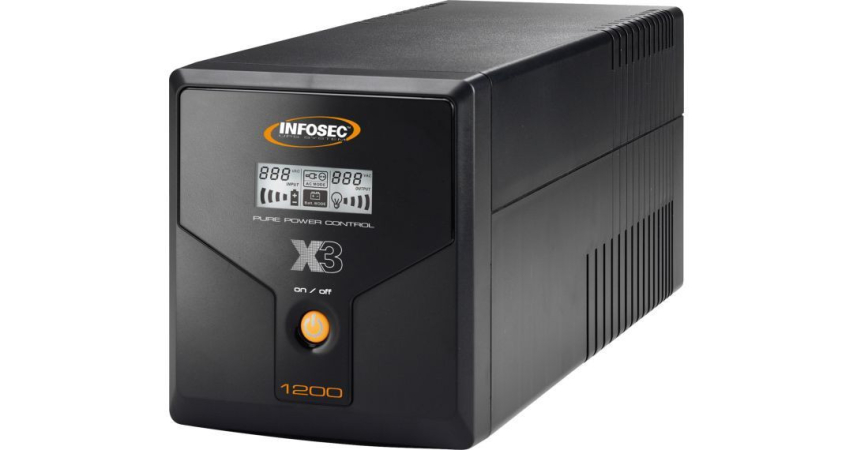 INFOSEC COMMUNICATION  X3 EX 1200 LCD USB FR/SCHUKO 