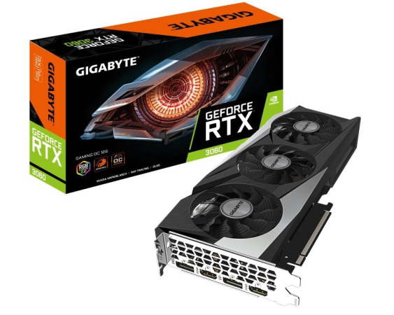 GIGABYTE  nVidia GeForce RTX 3060 12GB 192bit GV-N3060GAMING OC-12GD rev 2.0 LHR grafička karta