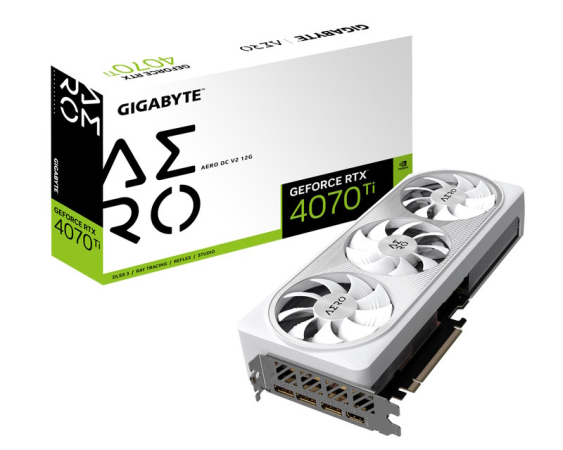 GIGABYTE nVidia GeForce RTX 4070 Ti AERO OC 12GB GV-N407TAERO OCV2-12GD grafička karta