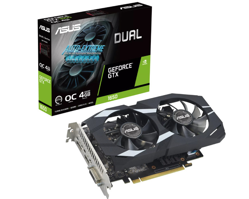 nVidia GeForce GTX 1650 4GB 128bit DUAL-GTX1650-O4GD6-P-EVO grafička karta