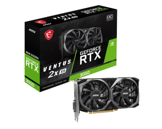MSI  nVidia GeForce RTX 3050 8GB 128bit RTX 3050 VENTUS 2X XS 8G OC grafička karta