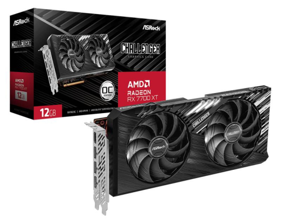 ASROCK  AMD Radeon  RX 7700 XT Challenger 12GB 192bit RX 7700 XT Challenger 12G OC grafička karta