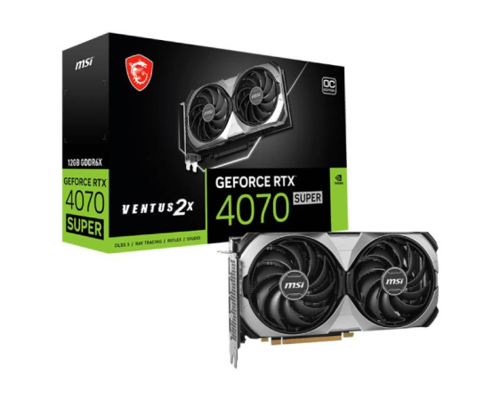 MSI  nVidia GeForce RTX 4070 12GB RTX 4070 SUPER 12G VENTUS 2X OC grafička karta