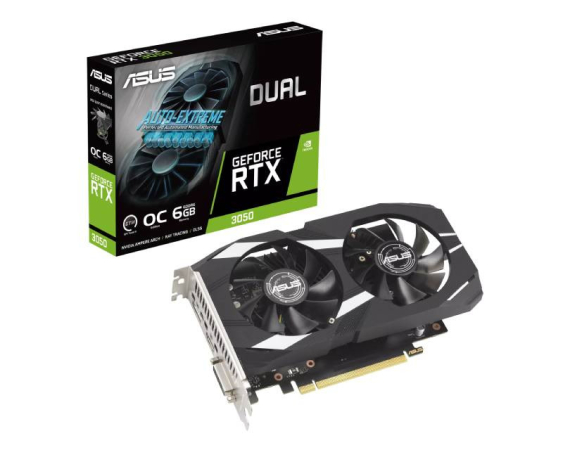 ASUS  nVidia GeForce RTX 3050 6GB DUAL-RTX3050-O6G grafička karta