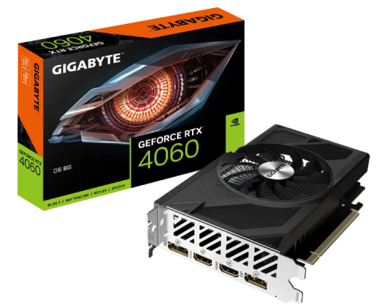 GIGABYTE  nVidia GeForce RTX 4060 D6 8GB 128bit GV-N4060D6-8GD grafička karta