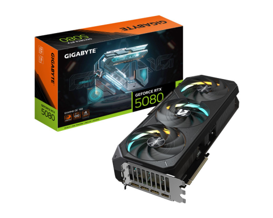 GIGABYTE  nVidia GeForce RTX 5080 GAMING 16GB GV-N5080GAMING OC-16GD rev. 1.0 grafička karta
