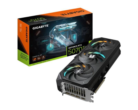 GIGABYTE  nVidia GeForce RTX 5070 Ti GAMING 16GB 256bit GV-N507TGAMING OC-16GD rev. 1.0 grafička karta