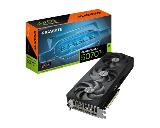 GIGABYTE  nVidia GeForce RTX 5070 Ti EAGLE 16GB 256bit GV-N507TEAGLE OC-16GD rev. 1.0 grafička karta