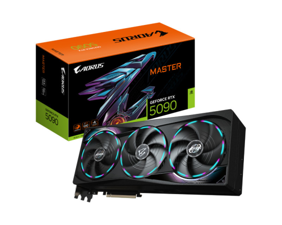 GIGABYTE  nVidia GeForce RTX 5090 AORUS MASTER 32GB 512bit GV-N5090AORUS M-32GD rev 1.0 grafička karta