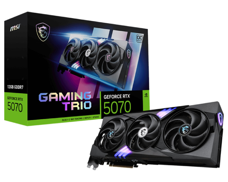 nvidia GeForce RTX 5070 12G 192bit GeForce RTX 5070 12G GAMING TRIO OC grafička karta