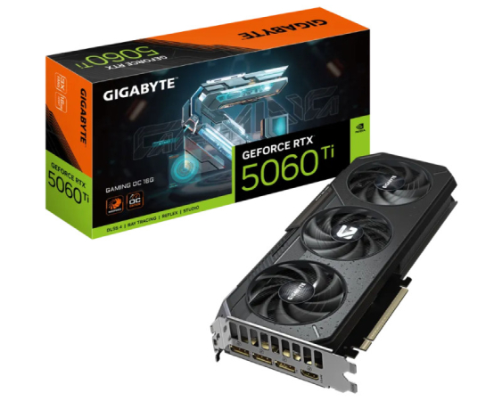 GIGABYTE  nVidia GeForce RTX 5060 Ti GAMING 16GB 128bit GV-N506TGAMING OC-16GD rev. 1.0 grafička karta