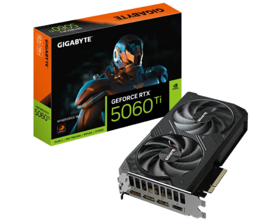 GIGABYTE  nVidia GeForce RTX 5060 Ti WINDFORCE 16GB 128bit GV-N506TWF2-16GD rev. 1.0 grafička karta