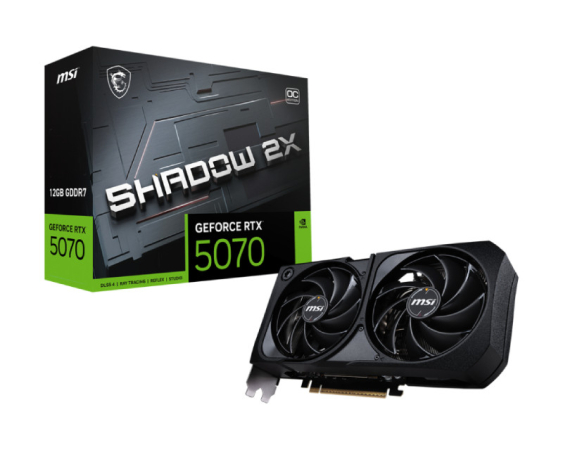 MSI  nvidia RTX 5070 12G 192bit GeForce RTX 5070 12G SHADOW 2X OC grafička karta