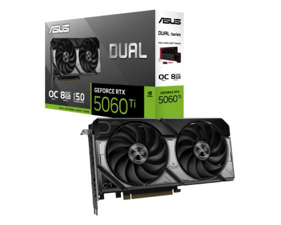 ASUS  nVidia GeForce RTX 5060 Ti 8GB 128bit DUAL-RTX5060TI-O8G grafička karta