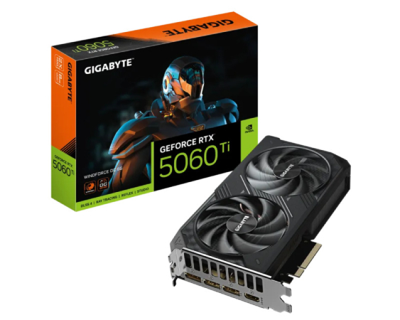 GIGABYTE  nVidia GeForce RTX 5060 Ti WINDFORCE 8GB 128bit GV-N506TWF2OC-8GD rev. 1.0 grafička karta