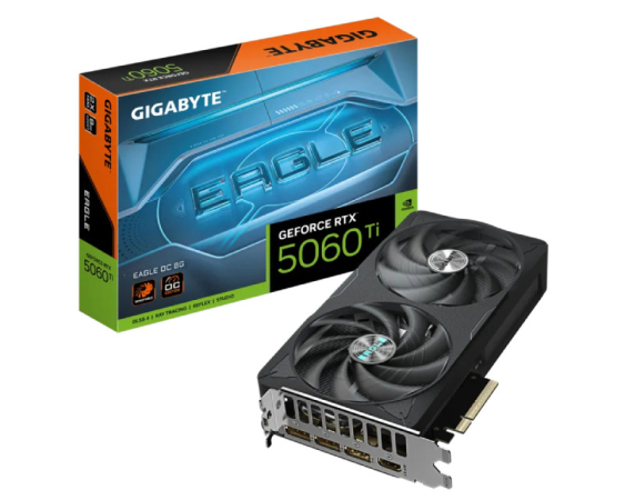GIGABYTE  nVidia GeForce RTX 5060 Ti EAGLE 8GB 128bit GV-N506TEAGLE OC-8GD rev. 1.0 grafička karta