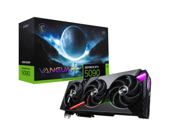 MSI  nVidia GeForce RTX 5090 VANGUARD 32G 512 bit GeForce RTX 5090 32G VANGUARD SOC grafička karta