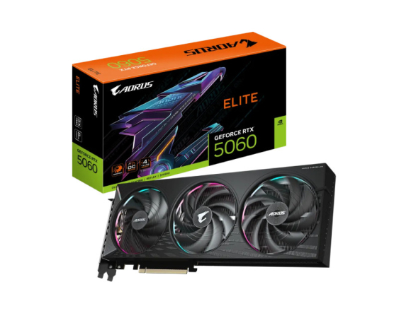 GIGABYTE  nVidia GeForce RTX 5060 AORUS ELITE 8GB 128bit GV-N5060AORUS E-8GD rev. 1.0 grafička karta