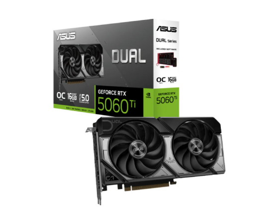 ASUS  nVidia GeForce RTX 5060 Ti 8GB DUAL-RTX5060TI-O16G grafička karta