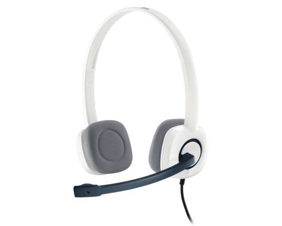 LOGITECH  H150 Stereo Headset slušalice sa mikrofonom bele 