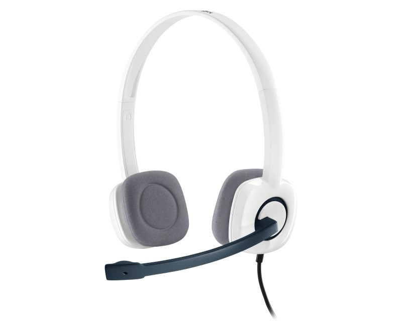 H150 Stereo Headset slušalice sa mikrofonom bele 