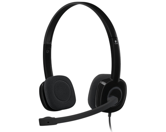 LOGITECH  H151 Stereo Headset single jack slušalice sa mikrofonom crne 