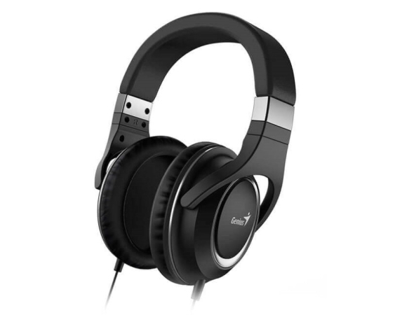 GENIUS  HS-610 crne slušalice sa mikrofonom 