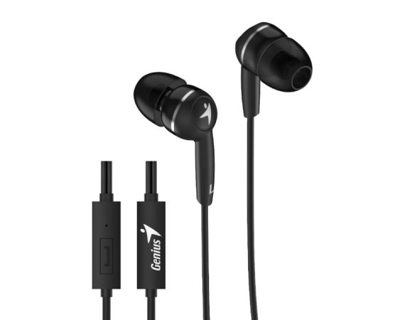 GENIUS  HS-M320 slušalice sa mikrofonom crne 