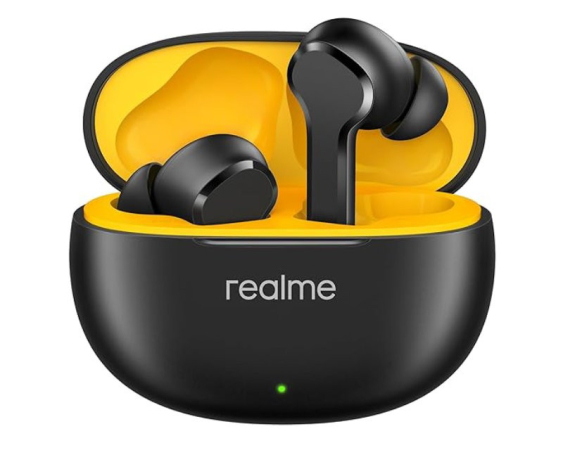 REALME  T110 RMA2306 Punk Black Bežične slušalice crne 