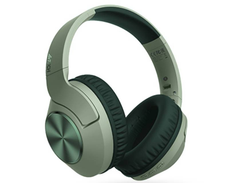 BH300 2Drumtek Wireless Type-C Charging slušalice sa mikrofonom zelene 