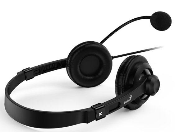GENIUS  HS-230U USB-C crne slušalice sa mikrofonom 
