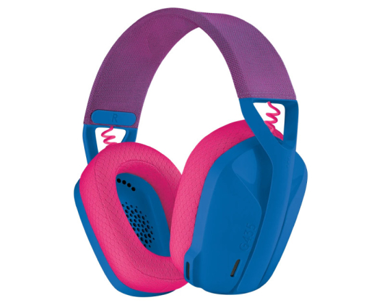 LOGITECH  G435 LIGHTSPEED Wireless Gaming slušalice sa mikrofonom plave 